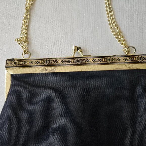 Vintage Tapestry Evening Purse - Picture 3 of 10